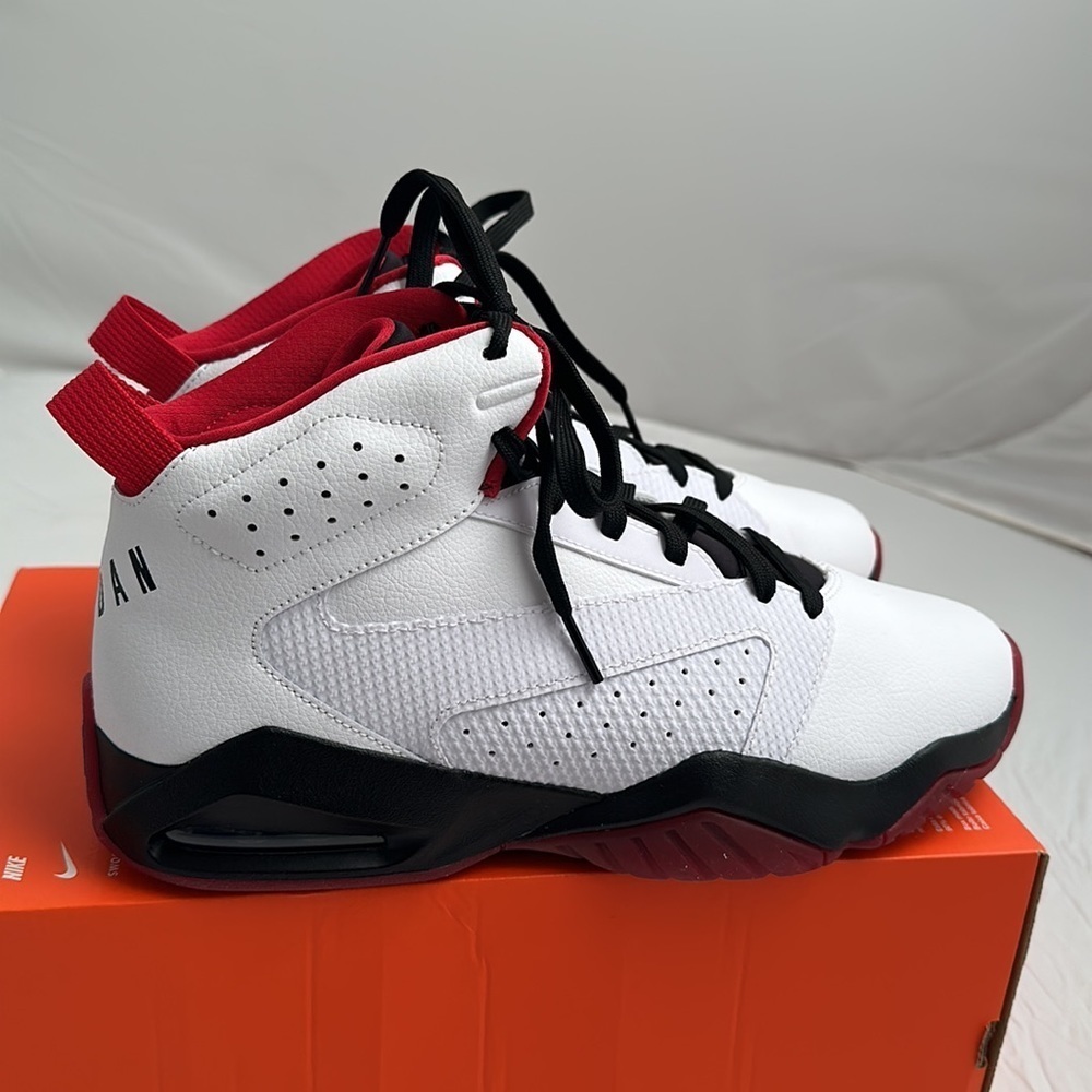 Nike Air Jordan Lift Off white black red high top basketball sneakers AR4430-106